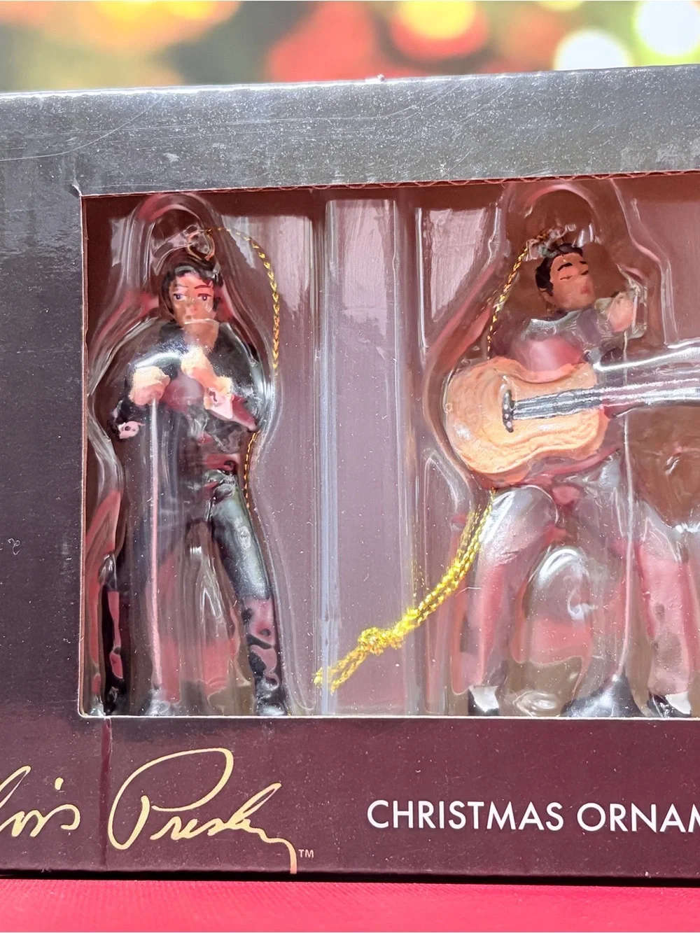 Kurt S Adler Elvis Presley Christmas Ornaments 4 Piece Set EP2176 Never Opened